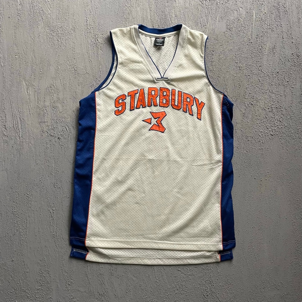 Vintage Stephon Marbury Basketball Jersey Men Large White 90s Starbury